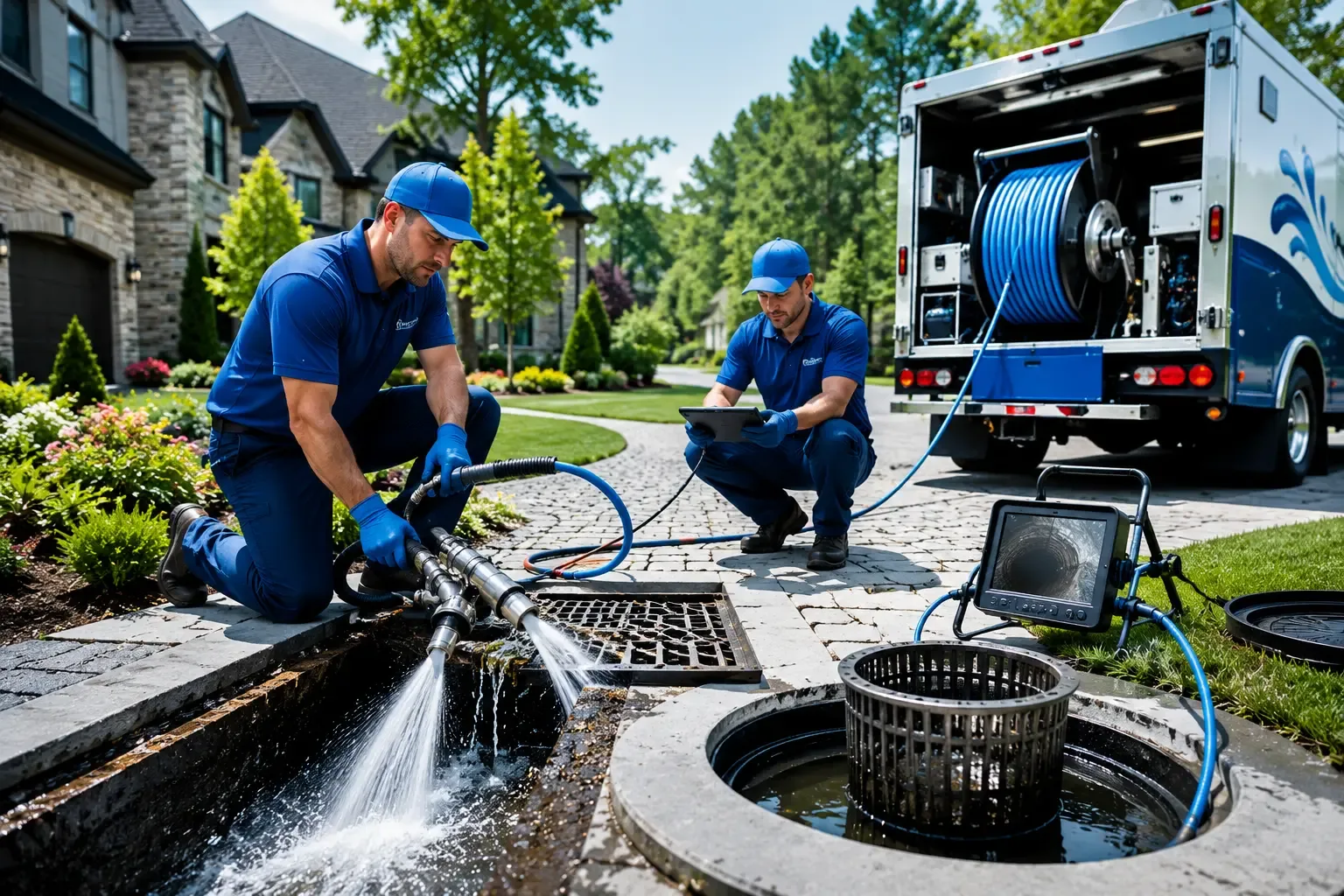 Local outdoor drain cleaning professionals in Green Lane, PA
